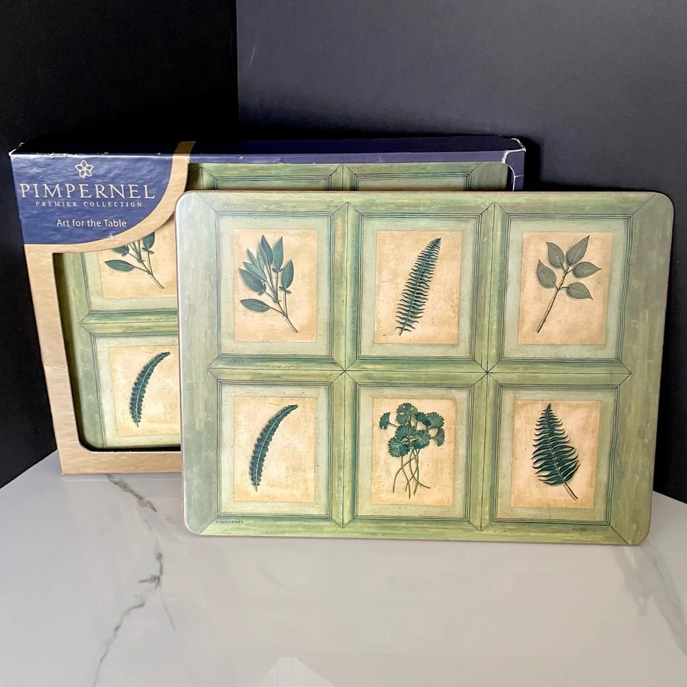 SET of 6 Herbs of Provence Placemats by Pimpernel